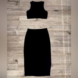 Two piece skirt set